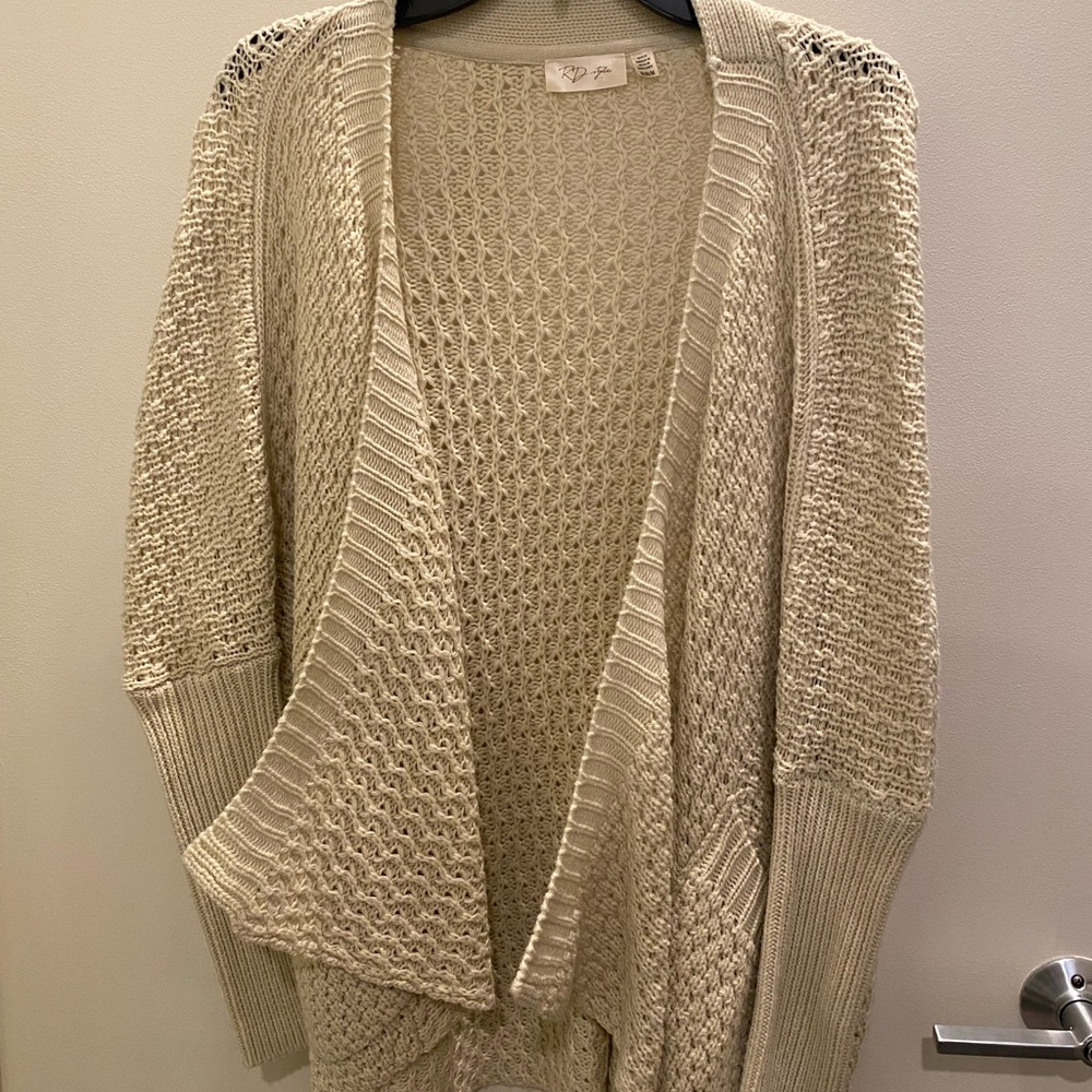 Cream knit cardigan